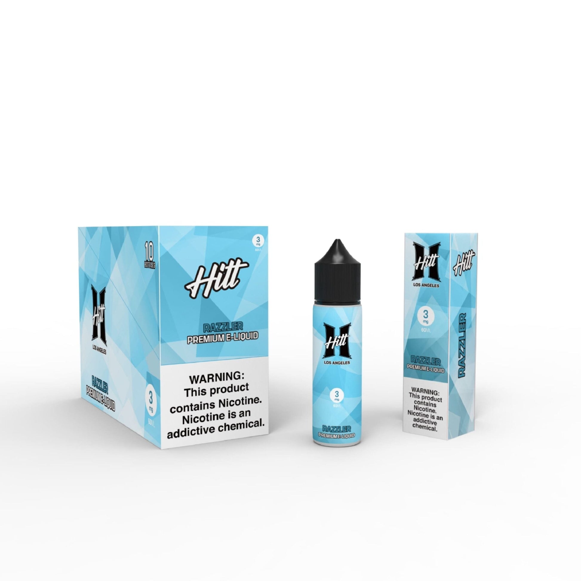 Hitt Los Angeles 60mL (Freebase) | Razzler  with Packaging