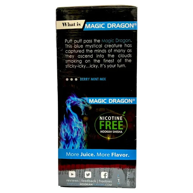 Fantasia Nicotine Free Herbal Magic Dragon Packaging