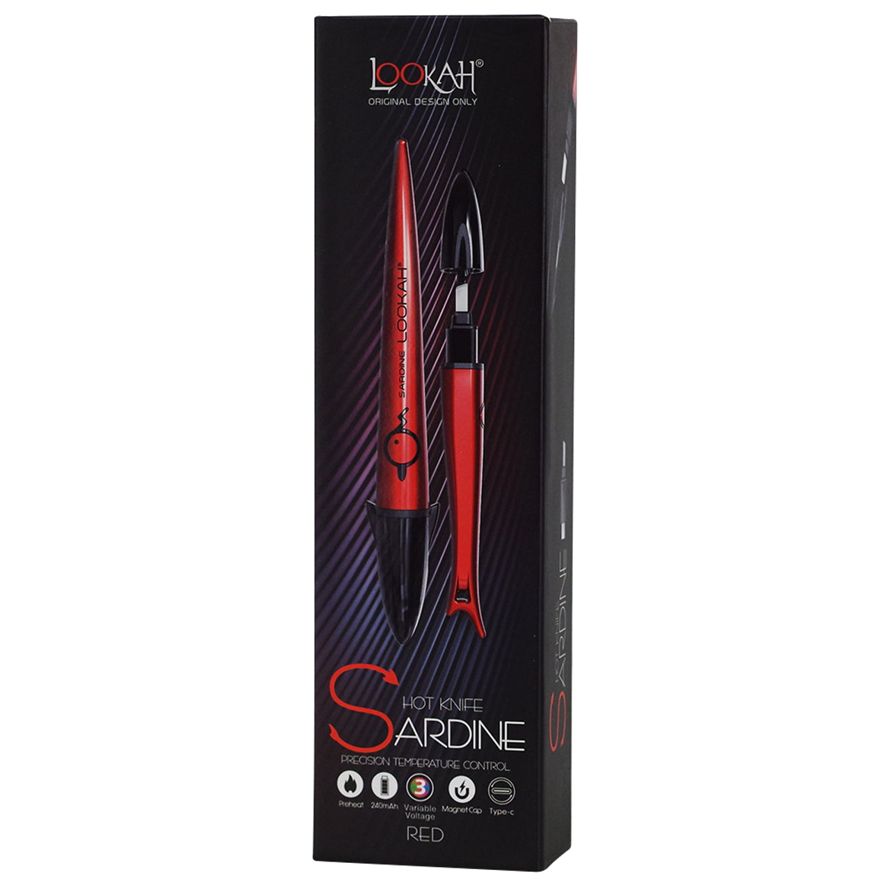 Lookah Sardine Hot Knife | Red