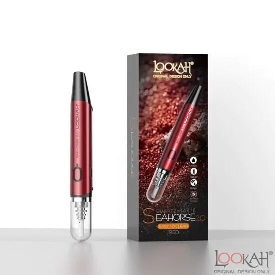 Lookah Seahorse 2.0 wax Pen | Red with Packaging