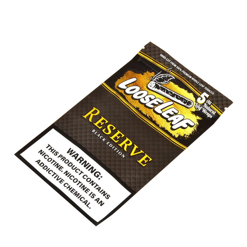 Looseleaf Natural Wraps | 5ct | Reserve with Packaging