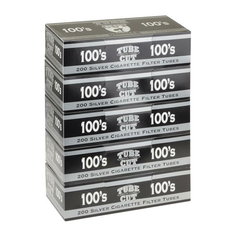 Tube Cut Tubes 100's 5pk Silver Packaging