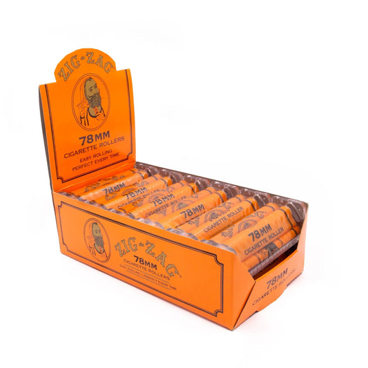 Zig-zag Cigarette Rollers 12pk 78mm with Packaging