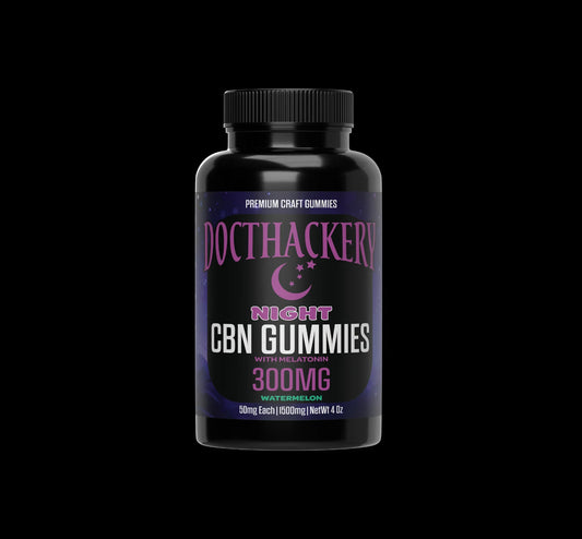 Docthackery Night CBN Gummies Watermelon 30ct
