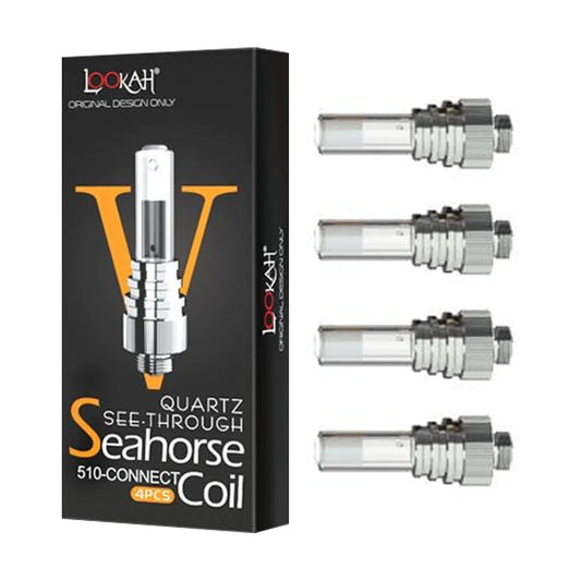 Lookah Seahorse V Quartz See Through | 4PC