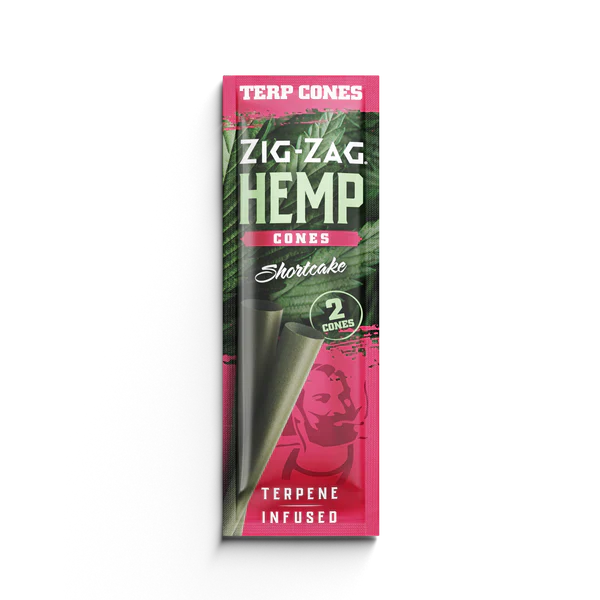 Zig-zag Hemp Cones Terp Cones | Shortcake with Packaging