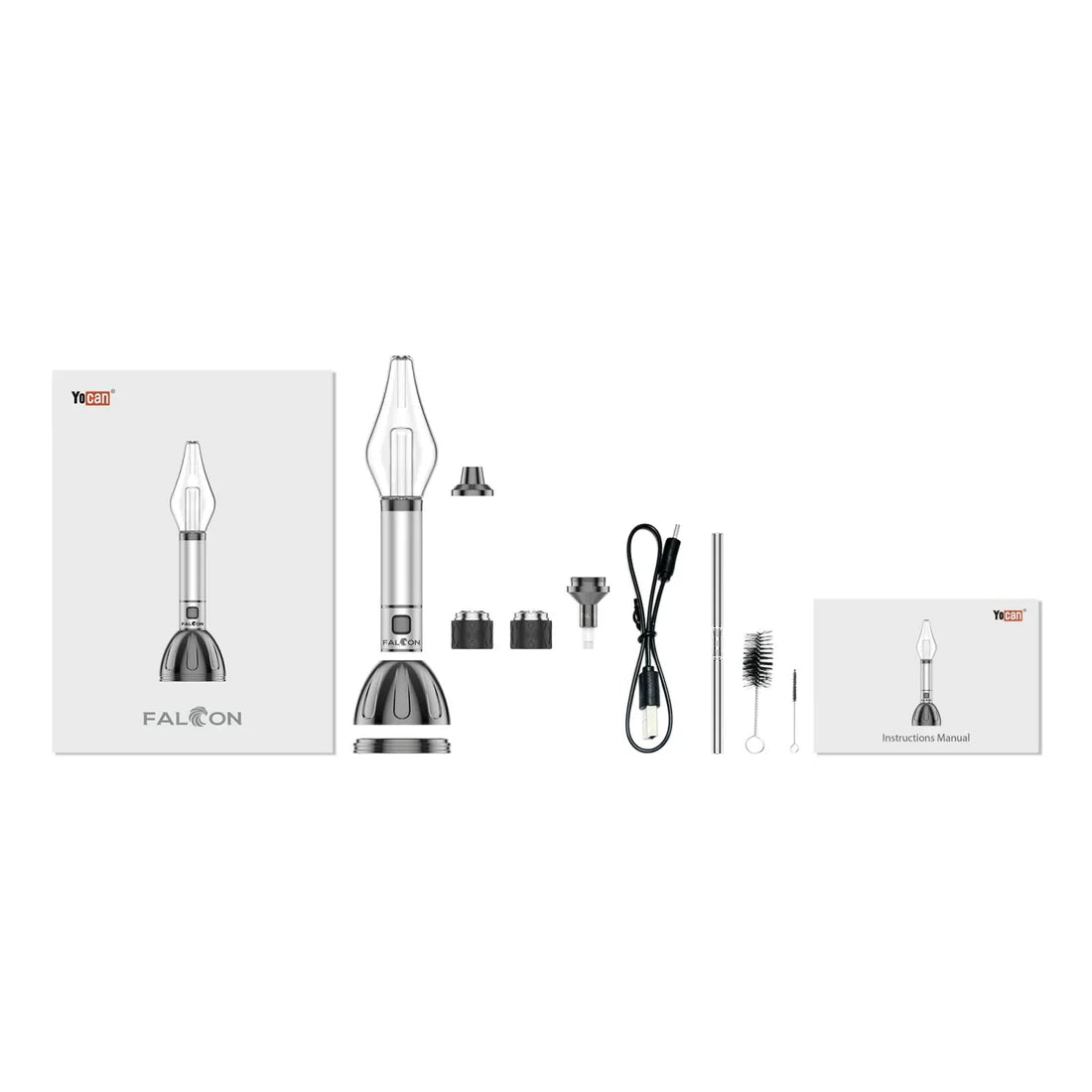 Yocan Falcon 6 in 1 Vaporizer Silver