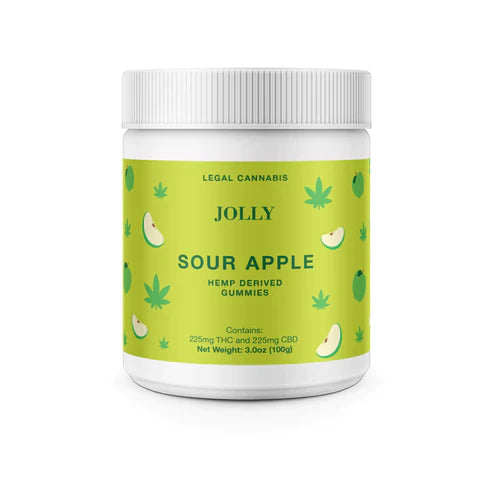 Jolly Gummies 450mg | 15ct | Sour Apple