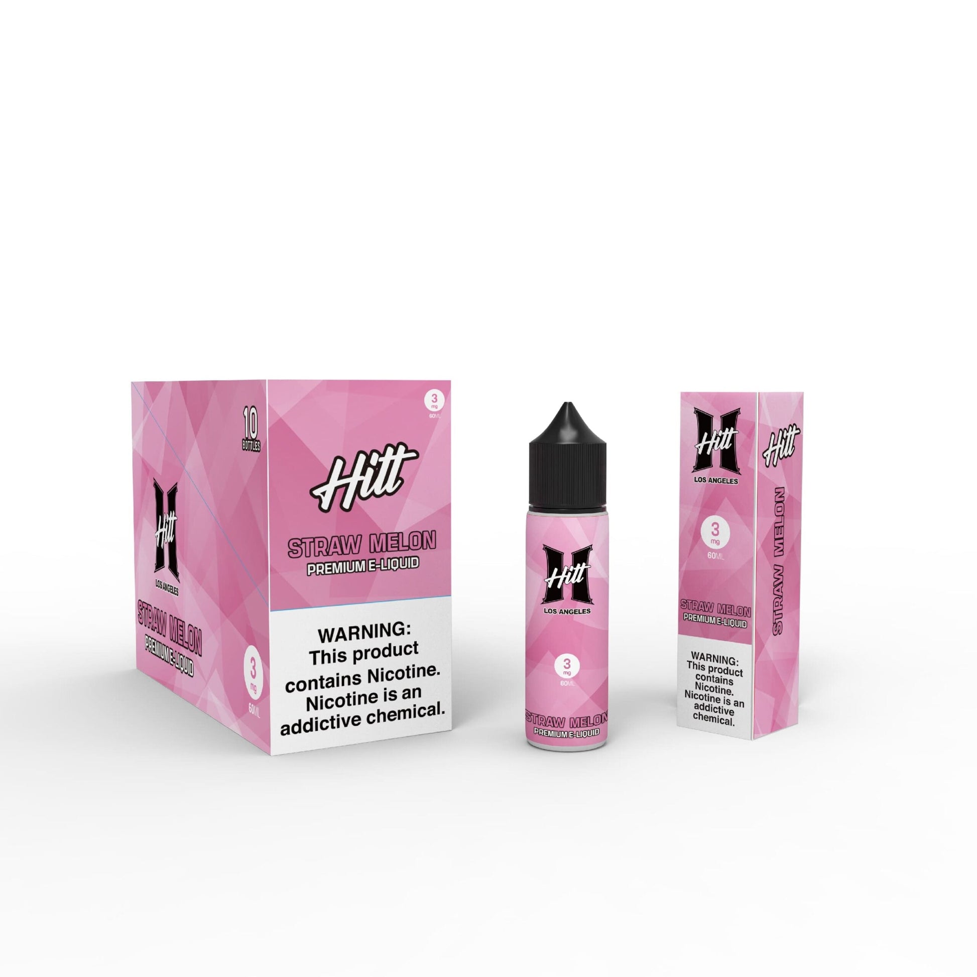 Hitt Los Angeles 60mL (Freebase) | Straw Melon with Packaging