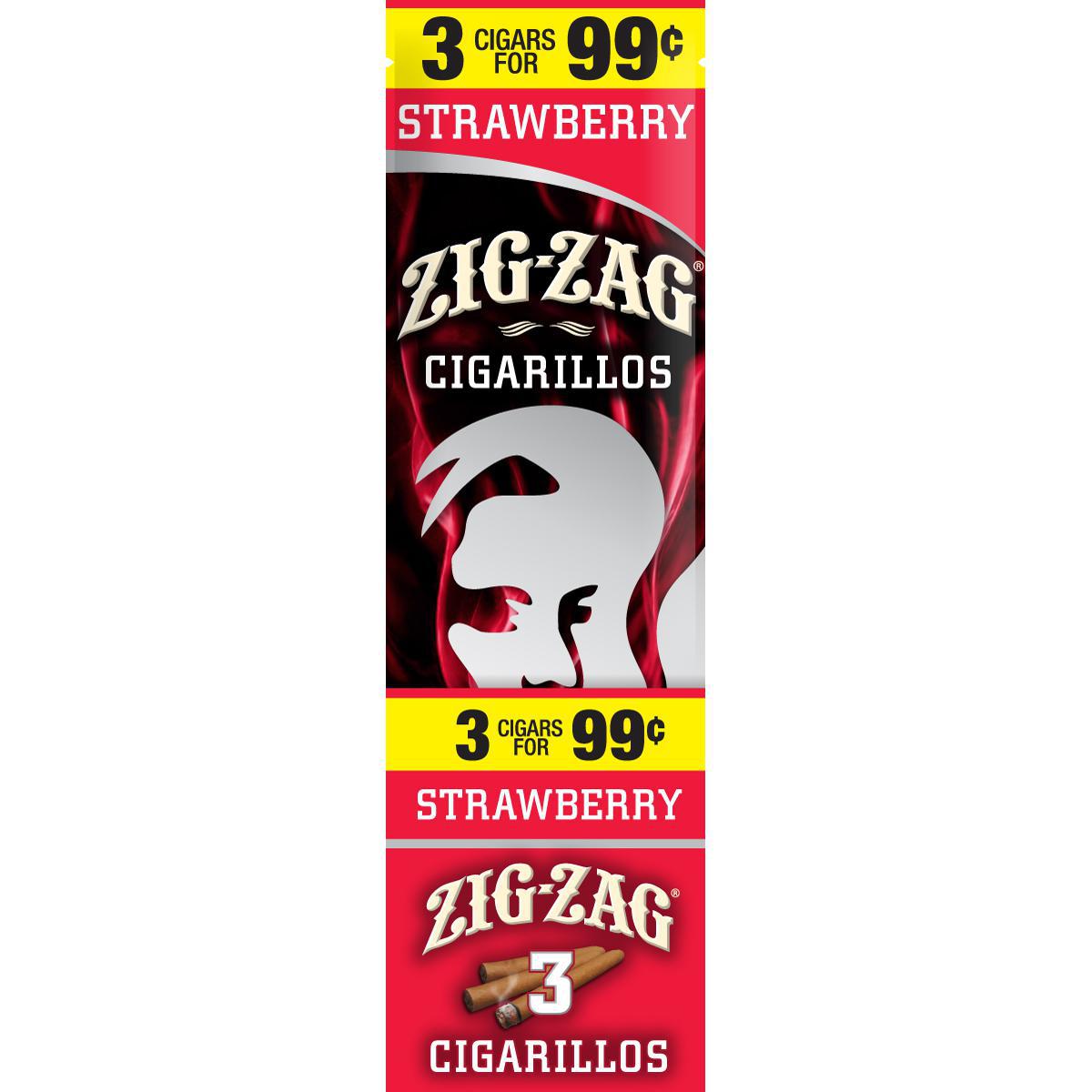 Zig-zag Cigarillos | Strawberry with Packaging
