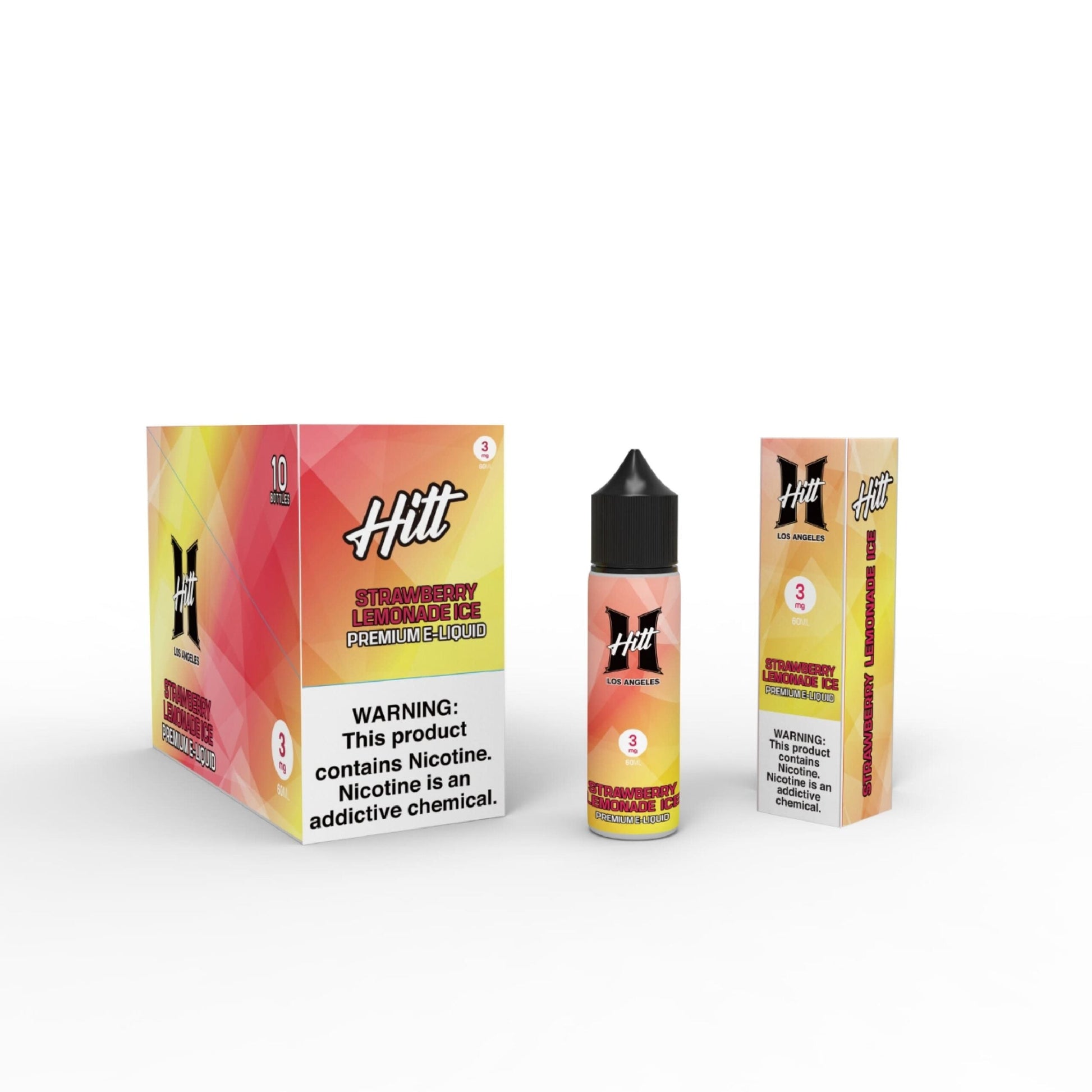 Hitt Los Angeles 60mL (Freebase) |  Strawberry Lemonade with Packaging