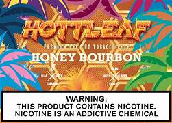 Hottleaf Premium Pre Cut Natural Tobacco Leaf 5ct Honey Bourbon