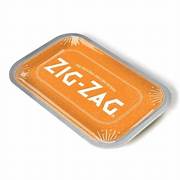 Zig-zag Small Rolling Tray Orange