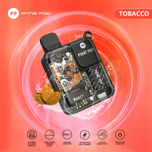 PYNE POD | 8500 PUFFS | 5% | Tobacco