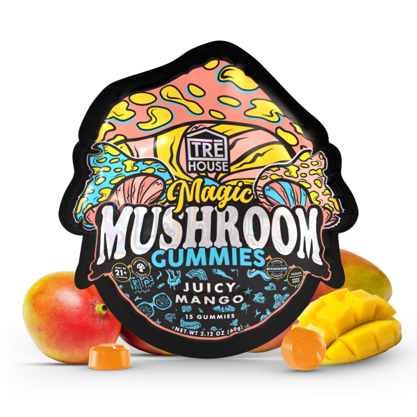 Tre House Magic Mushroom Gummies 10Pk Juicy Mango
