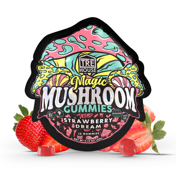 Tre House Magic Mushroom Gummies 10Pk Strawberry Dream