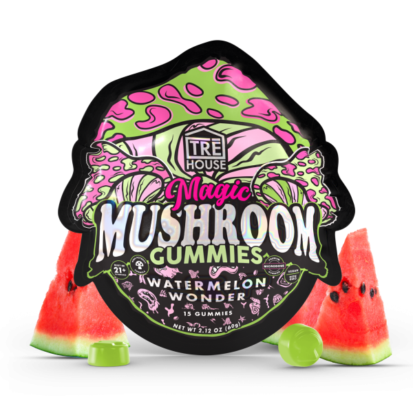 Tre House Magic Mushroom Gummies 10Pk Watermelon Wonder