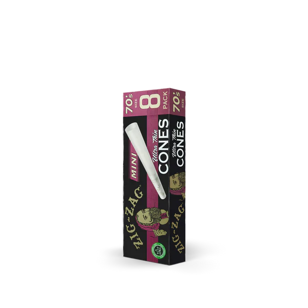 Zig-Zag Mini Cones 8ct ultra thin with packaging 