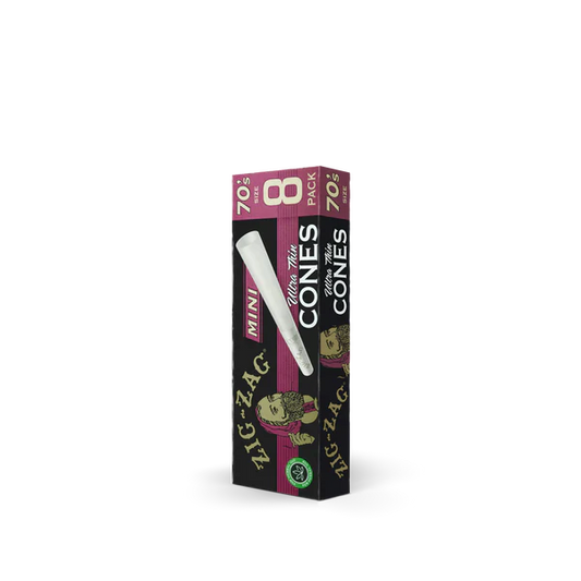 Zig-Zag Mini Cones 8ct ultra thin with packaging 