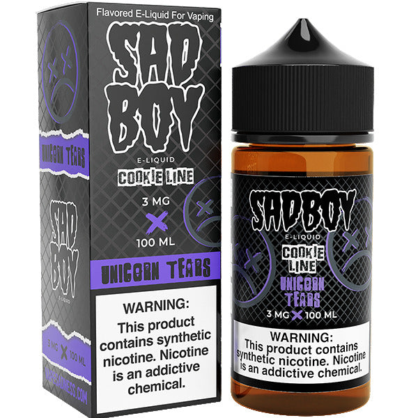 Sadboy Series E-Liquid 100mL | 0mg Unicorn Tears with Packaging
