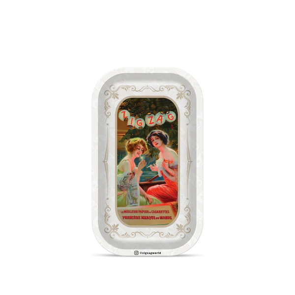 Zig-zag Small Rolling Tray | Vintage Lanterns