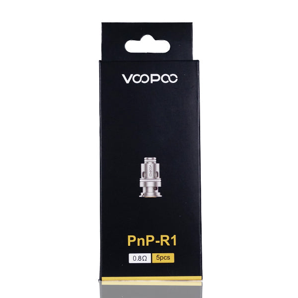 VooPoo PnP Replacement Coils (Pack of 5) | PnP-R1 0.8ohm with Packaging