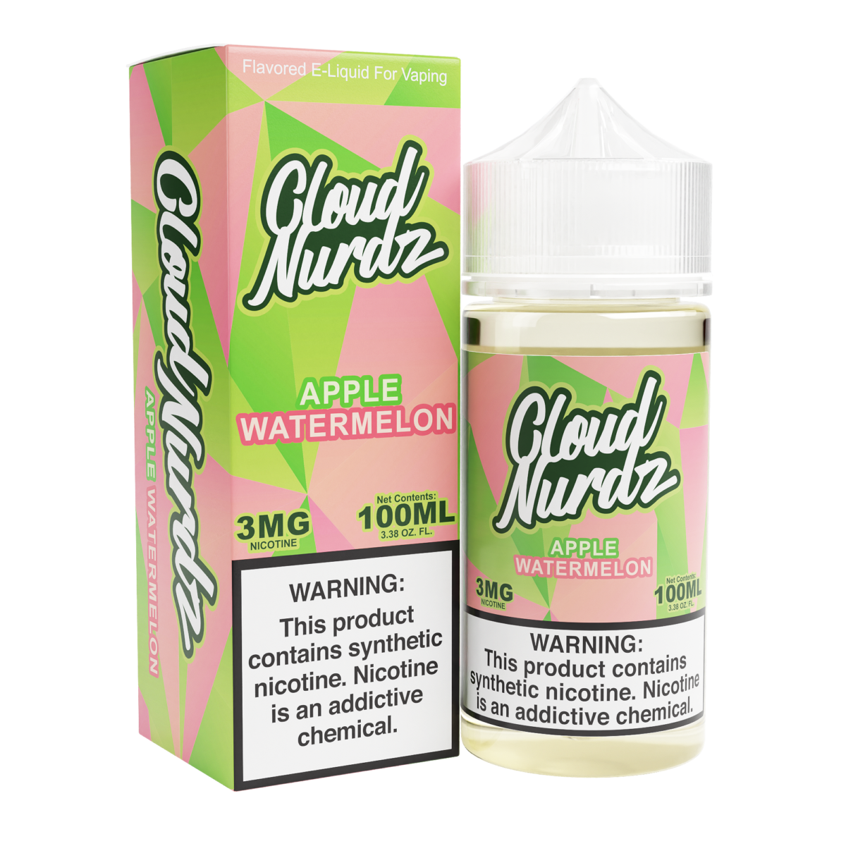 Cloud Nurdz Series E-Liquid 100mL 3mg (Freebase)
