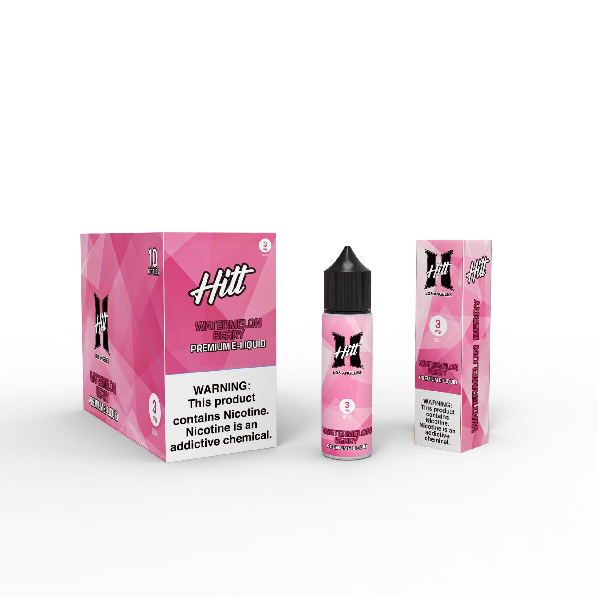 Hitt Los Angeles 60mL (Freebase) | Watermelon Berry with Packaging