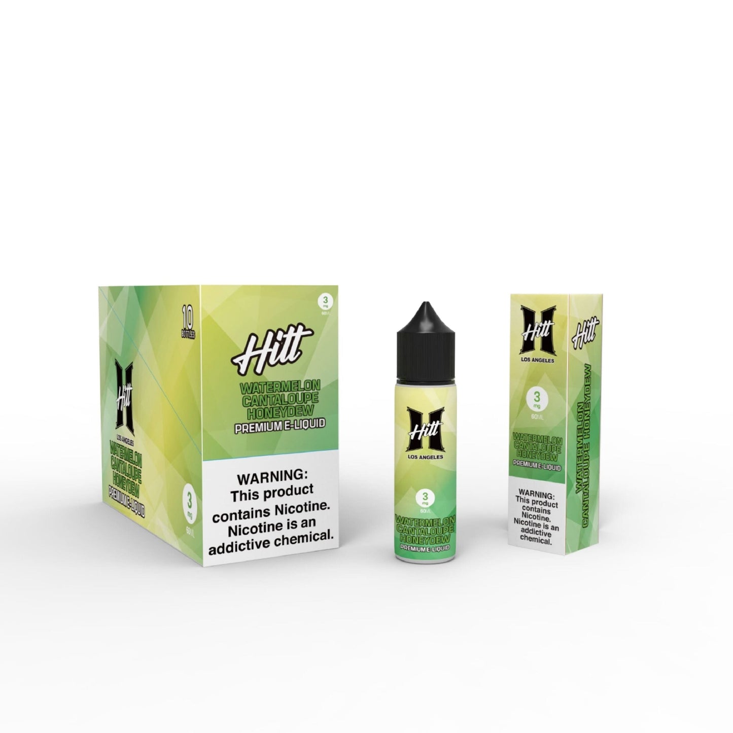 Hitt Los Angeles 60mL (Freebase) | Watermelon Cantaloupe Honeydew with Packaging