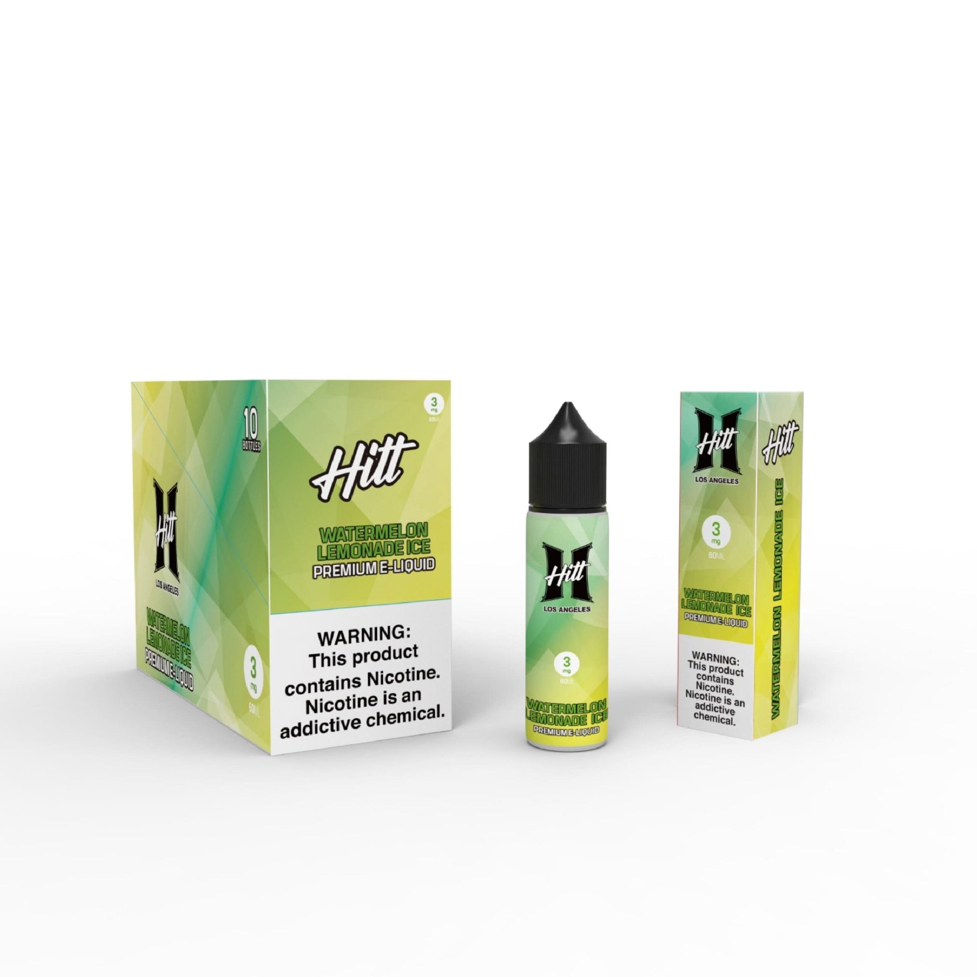 Hitt Los Angeles 60mL (Freebase) | Watermelon Lemonade Ice with Packaging
