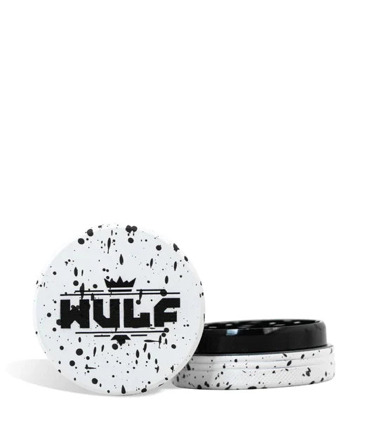 Wulf Grinder | 65mm | 2pc | White Black Spatter