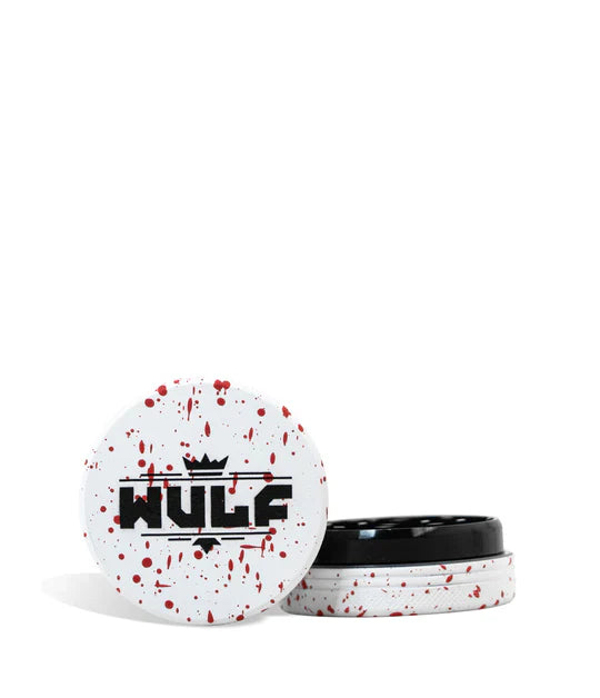Wulf Grinder | 50mm | 2pc | White Red Spatter