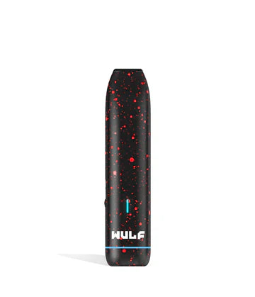 Wulf Lx Slim Dry Herb Vaporizer Black Red Spatter