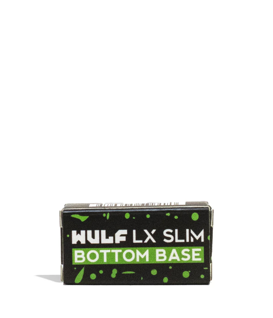 Wulf LX Slim Bottom Base Black Green Spatter Packaging