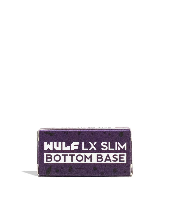 Wulf LX Slim Bottom Base Purple Black Spatter Packaging