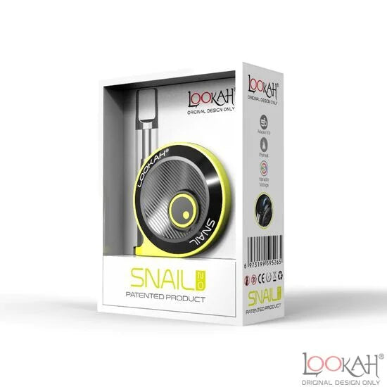 Lookah Snail 2.0 510 Thread Battery | Yellow with Packaging