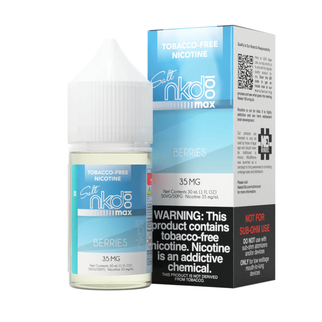 Naked MAX TFN Salt Series E-Liquid 30mL (Salt Nic) | 35mg