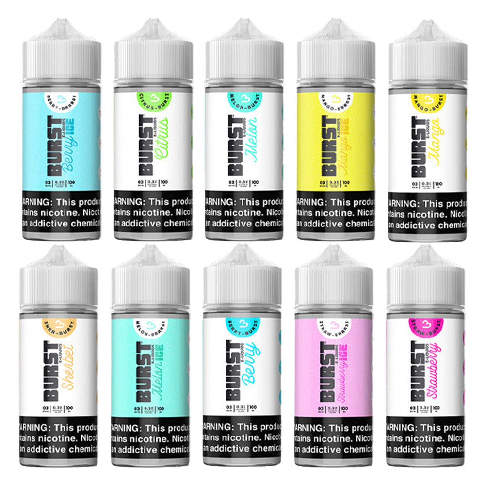 Burst Series E-Liquid 100mL (Freebase) | 0mg