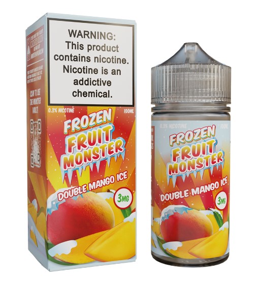 Jam Monster E-Liquid 100mL 3mg (Freebase) Double Mango Ice with Packaging