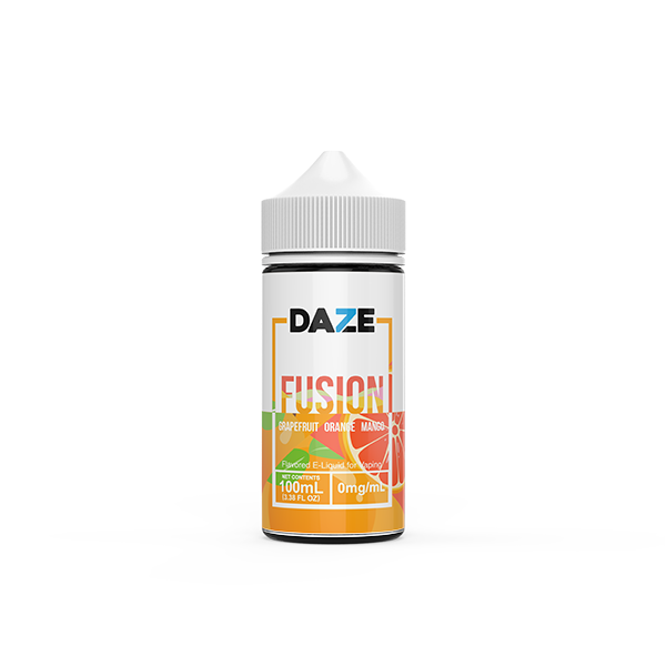 7Daze Fusion Series E-Liquid 100mL (Freebase) Grapefruit Orange Mango