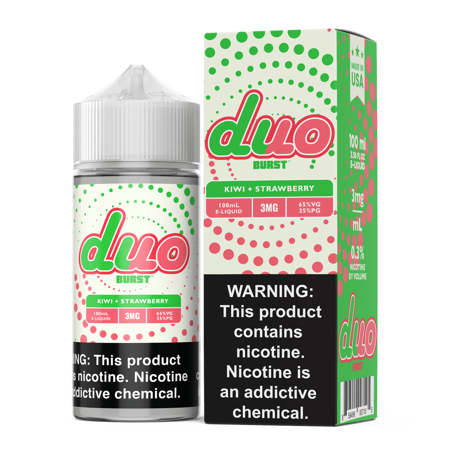 Burst Duo Series E-Liquid 100mL (Freebase) | 0mg