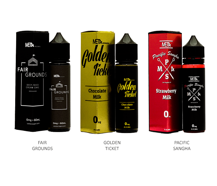 Met4 Vapor Series E-Liquid 60mL 0mg (Freebase)