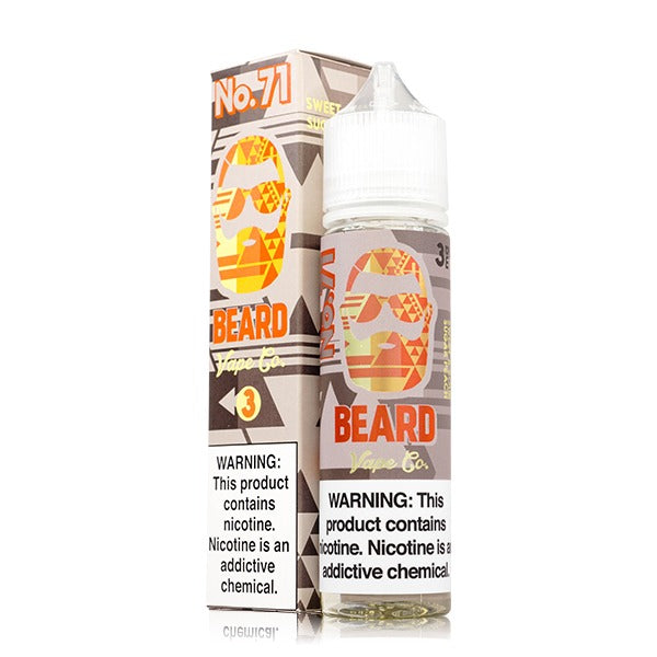 Beard Vape Co Series E-Liquid 60mL (Freebase) | 3mg No.71 with Packaging