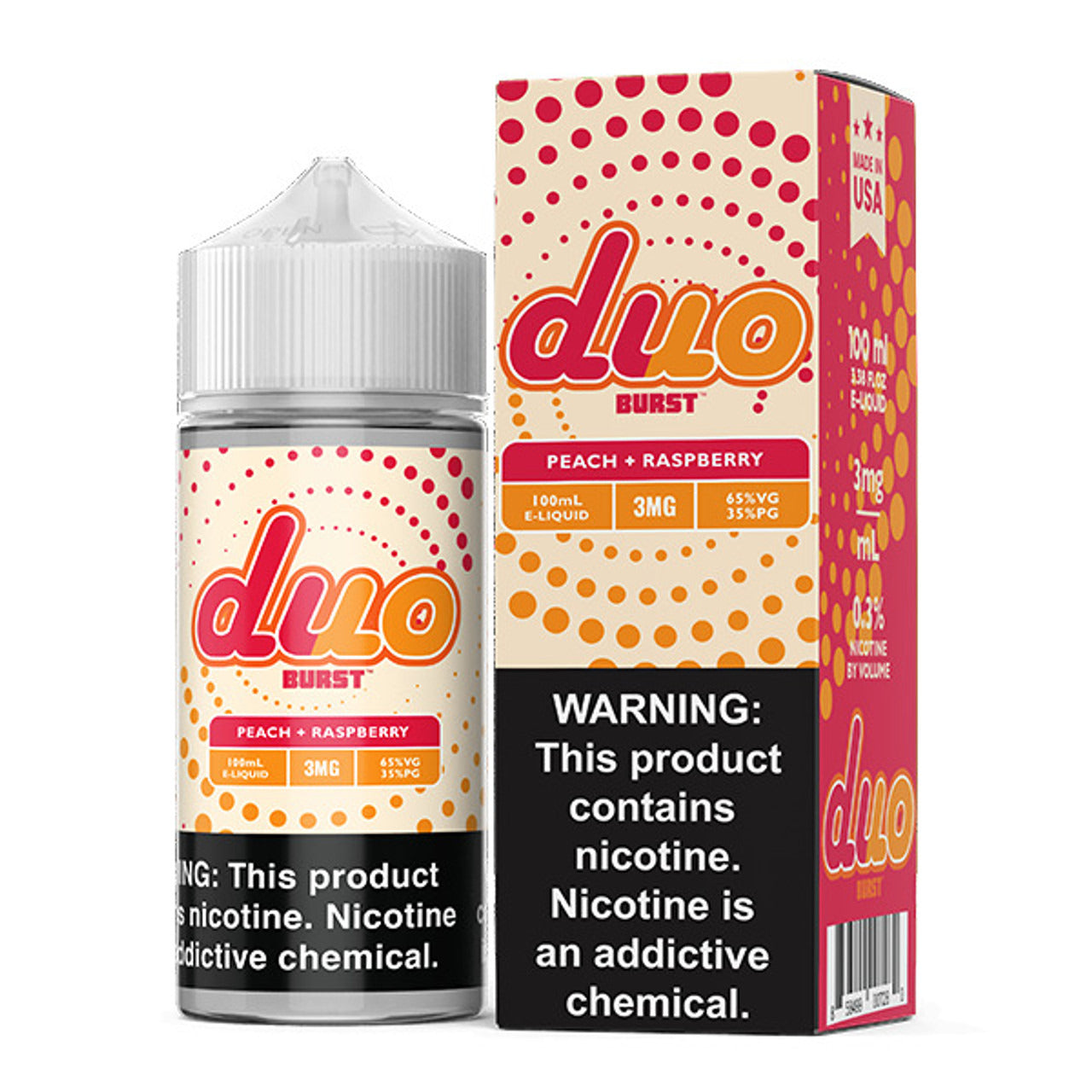 Burst Duo Series E-Liquid 100mL (Freebase) | 0mg