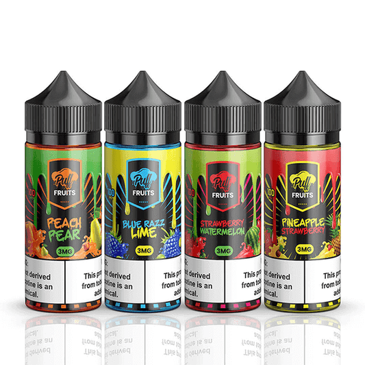 Puff Fruits Series E-Liquid 100mL (Freebase) | 0mg