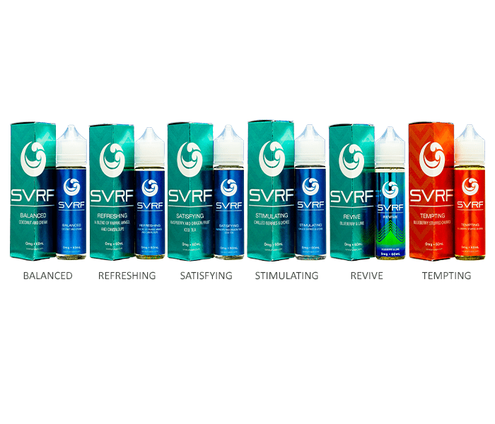 SVRF Series E-Liquid 60mL 0mg (Freebase)