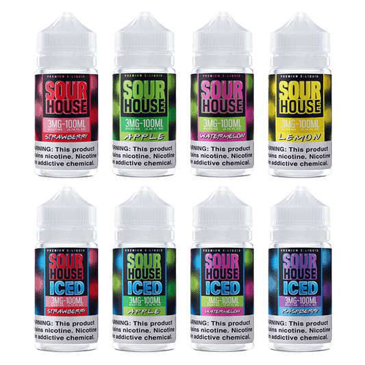 Sour House E-Juice 100mL 0mg (Freebase)