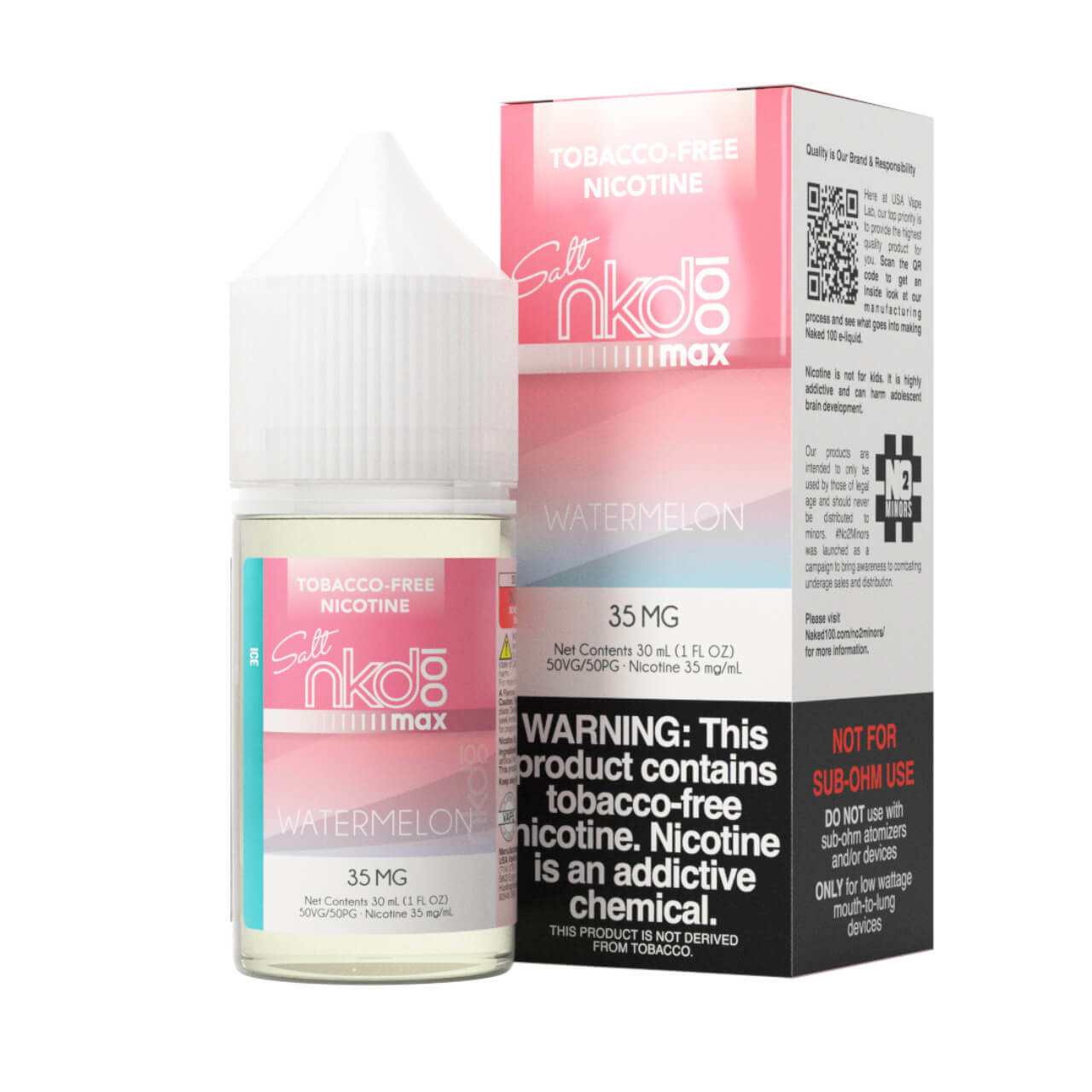 Naked MAX TFN Salt Series E-Liquid 30mL (Salt Nic) | 50mg