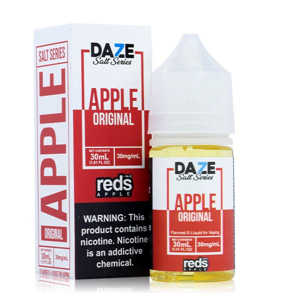 Reds Salt Series E-Liquid 30mL Salt Nic 30mg Apple with Packaging