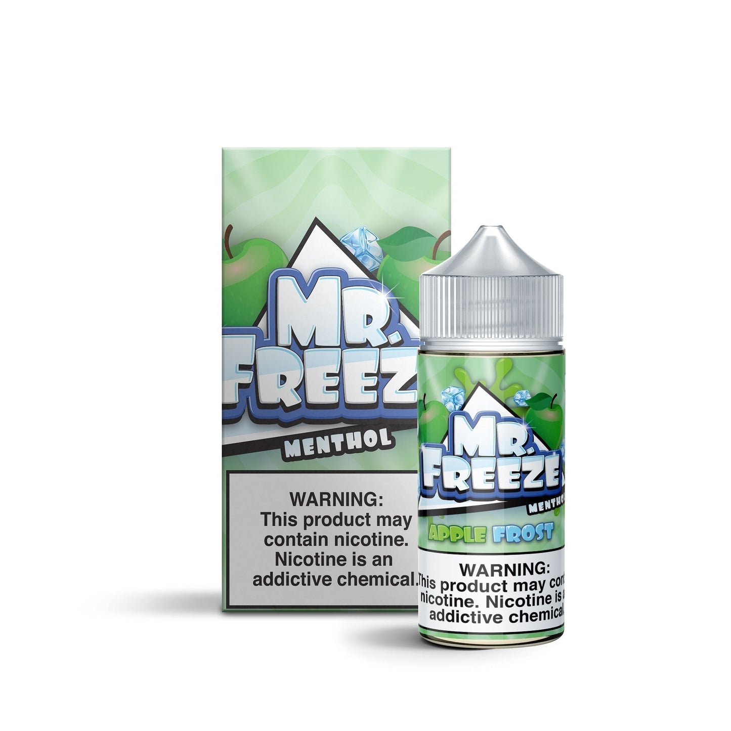 Mr. Freeze TFN Series E-Liquid 100mL (Freebase) |  Apple Frost with packaging